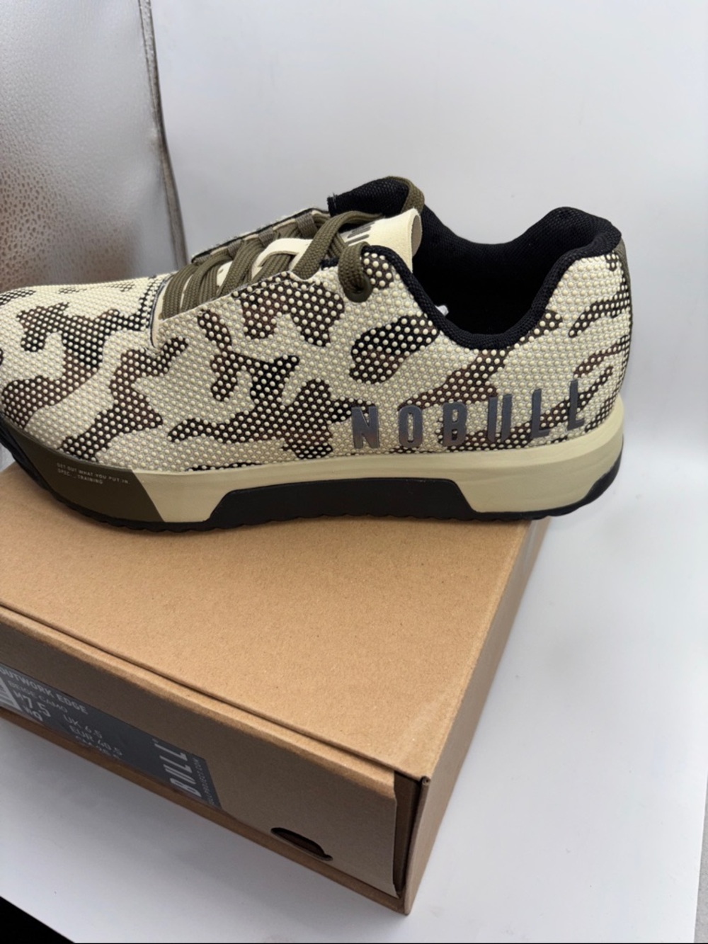 NOBULL Men’s Camo Training Shoes - Tan/Black